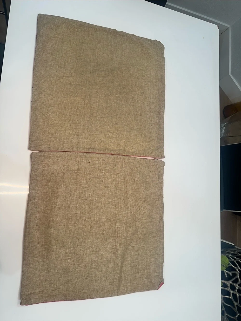 2 Pottery Barn Embroidered Pink Pillow Shams - Picture 5 of 9